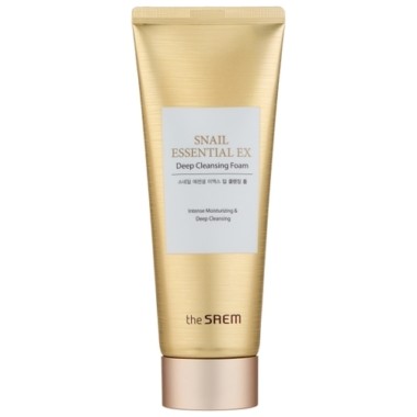 The Saem Snail Essential EX Wrinkle Solution Deep Cleansing Foam