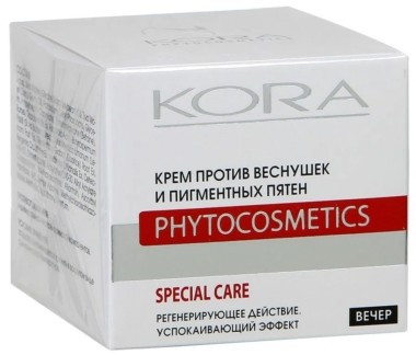 Kora Phytocosmetics против веснушек и пятен на лице